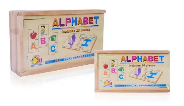 Intellectual Alphabet Wooden Puzzle Primary