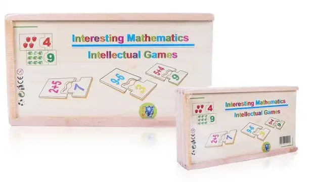 Mathematics Wooden Puzzle Educational Learning