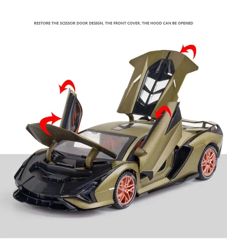 1:24 Lamborghini Sian FKP37 Diecast Car Model - Die Cast Cars | Primary Product Image | Premium Quality Toys | TODDY'S TOYS